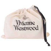 Torba na ramię Vivienne Westwood Jane z efektem krokodyla - czarna