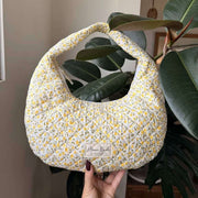 Torba na kółkach Moon Nude Buttercup - żółty/biały