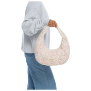 Moon Nude Peony Hoop Bag - Różowy/Biały