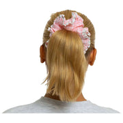 Moon Nude Peony Scrunchie - Różowy/Biały