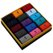 Zestaw 15 par skarpet London Sock Company Simply Sartorial – szary/niebieski/pomarańczowy/żółty