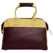 Superdry & Co Heritage Retro Gym Bag - Burgundy Red/Yellow