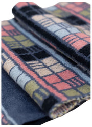Pudrowy szalik Dani Cosy - Denim Mix Blue