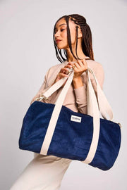 Torba podróżna Simon Bag – aksamitna granatowa
