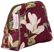 Aksamitna kosmetyczka Elie Beaumont Serendipity - Burgundowa Magnolia