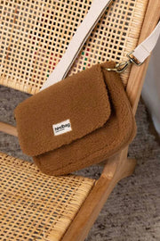 Torba na ramię Hindbag Margault Teddy - brązowa