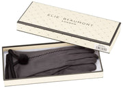 Rękawiczki Elie Beaumont Pom Pom – ciemnoszare