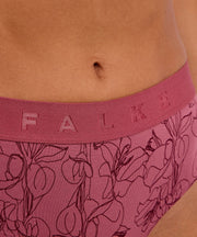 Dwupak hipsterskich fig Falke Daily Comfort Print – czerwony