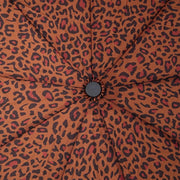 Roka Waterloo Parasolka z nylonu pochodzącego z recyklingu – Mini Leopard Brown