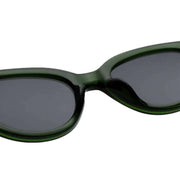 A.Kjaerbede Winnie Sunglasses - Dark Green Transparent