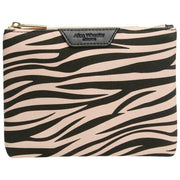 Torebka Alice Wheeler London z nadrukiem zwierzęcym - czarna/zebra