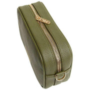 Alice Wheeler London Mini Camera Crossbody Bag - Olive Green