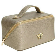 Alice Wheeler London Mini Luxury Train Case - Bronze