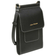 Torba na telefon Alice Wheeler London Sloane - czarna