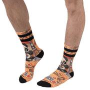 American Socks Panda Mid High Socks - Orange