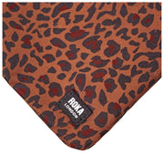 Roka Carnaby XL Torba na ramię z płótna pochodzącego z recyklingu - Mini Leopard Brown