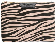 Torebka Alice Wheeler London z nadrukiem zwierzęcym - czarna/zebra