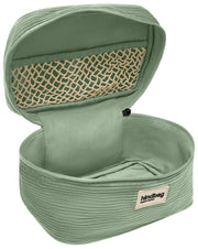 Hindbag Gaspard Vanity Bag - aksamitna miętowa zieleń