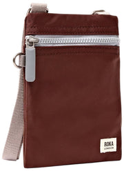 Roka Chelsea XS Torba na ramię z nylonu z recyklingu - Rocky Road Brown
