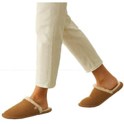 isotoner-real-suede-mule-slippers---tan-34523445