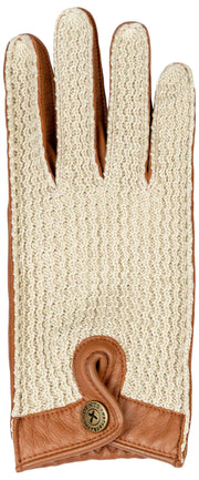 Skórzane rękawiczki do jazdy Dents The Suited Racer Hatcher – Cognac Tan