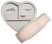 Pudełko na biżuterię Stackers Heart Travel Mum - róż/złoto