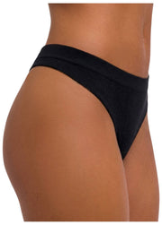Bezszwowe stringi Falke Daily - czarne