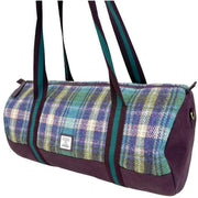 maccessori-harris-tweed-barrel-holdall-bag---greenpurple-34630984
