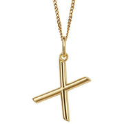 Beginnings X Initial Pendant - Gold