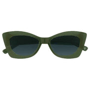 Botaniq Chunky Butterfly Sunglasses - Green