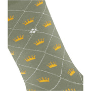 Burlington Crown Socks - Leaf Green