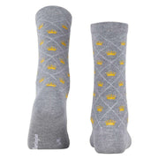 Burlington Crown Socks - Light Grey