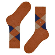 Burlington Dundee Socks - Carrot Mel