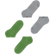 Dwupak skarpet do tenisówek Burlington Everyday – Fairway Green
