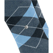 Dwupak skarpetek Burlington Everyday Argyle – jasnoniebieski dżins