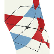 Dwupak skarpetek Burlington Everyday Argyle – białawy