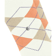 Dwupak skarpetek Burlington Everyday Argyle – białawy