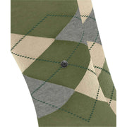 Dwupak skarpetek Burlington Everyday Argyle – zieleń Salvia