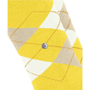 Dwupak skarpetek Burlington Everyday Argyle – słoneczna żółć
