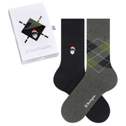 Burlington Everyday X-Mas Gift Box Socks - Grey/Black