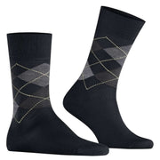 Burlington Manchester Socks - Black/Grey