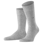 Burlington Plain Basic Gift Box Socks - Light Grey