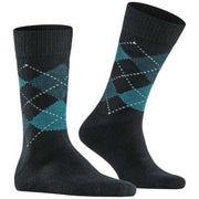 Burlington Preston Socks - Grey/Green