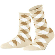 Burlington Sandy Short Socks - Cream Beige