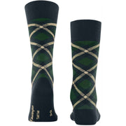 Skarpetki Burlington Tartan – morski błękit