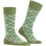 Skarpetki Burlington Tartan – Salvia Green
