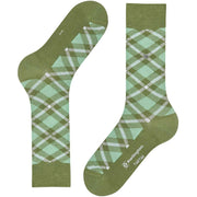 Skarpetki Burlington Tartan – Salvia Green