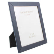 Byron and Brown Slim Classic Nappa Leather 10 x 8 Photo Frame - Dark Blue