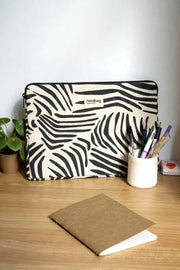 Torba Hindbag Ava Mała torba na laptopa 13 cali - Ecru Zebra