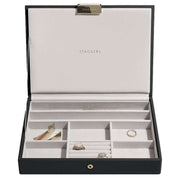 stackers-classic-set-of-3-jewellery-box---black-raffia-34950116